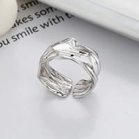 Sterling Silver Finger Ring, 925 Sterling Silver, fashion jewelry & for woman, 10mm 