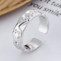 Sterling Silver Finger Ring, 925 Sterling Silver, fashion jewelry & for woman, 6mm 