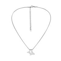 Stainless Steel Jewelry Necklace, 304 Stainless Steel, with 2.56inch extender chain, fashion jewelry & for woman Approx 15.35 Inch [