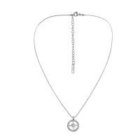 Stainless Steel Jewelry Necklace, 304 Stainless Steel, with Shell, with 2.76inch extender chain, fashion jewelry & for woman Approx 16.54 Inch [