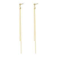 Fashion Fringe Earrings, Copper Alloy, real gold plated, fashion jewelry & for woman 