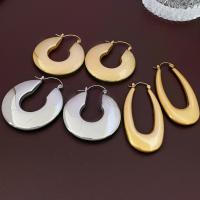Titan Stahl Ohrringe, Titanstahl, Modeschmuck & für Frau, keine, 55x26mm, verkauft von Paar[