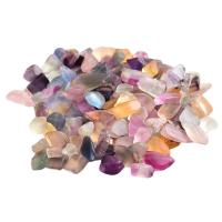Decoración de semi piedras preciosas, Fluorita de colores, Natural & diverso tamaño para la opción, multicolor, aproximado 500T/Bolsa, Vendido por Bolsa