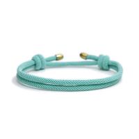 Fashion Jewelry Bracelet, Milan Cord, with Brass, knit, for woman cm 