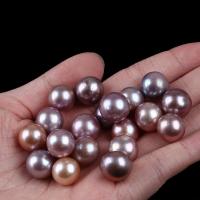 Natural Freshwater Pearl Loose Beads, fashion jewelry, purple, 12-16mm 