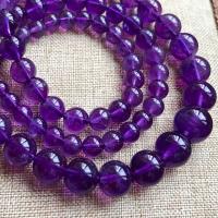 Natürliche Amethyst Perlen, Modeschmuck, violett, 5-11MM, Länge:ca. 36.5-40 cm, verkauft von Strang