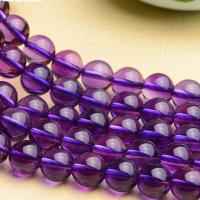 Natürliche Amethyst Perlen, Modeschmuck & DIY & verschiedene Größen vorhanden, violett, Länge:ca. 36.5-40 cm, verkauft von Strang