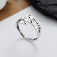 Sterling Silver Finger Ring, 925 Sterling Silver, Antique finish, fashion jewelry & for woman, 10mm 