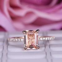 Rhinestone Zinc Alloy Finger Ring, rose gold color plated, fashion jewelry & for woman & with rhinestone 