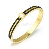 Stainless Steel Bangle, 316L Stainless Steel, plated, fashion jewelry & with rhinestone 9mm, Inner Approx 58mm 