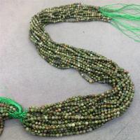 Unakite Beads, Round, DIY green Approx 36 cm [