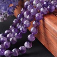 Natürliche Amethyst Perlen, poliert, DIY & verschiedene Größen vorhanden, violett, Länge:ca. 36.5-40 cm, verkauft von Strang