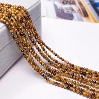 Tiger Eye Beads, Round, polished, Natural & DIY Approx 38-39 cm [