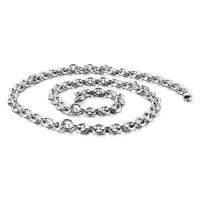 Titanium Steel Chain Necklace, Vacuum Ion Plating, fashion jewelry & Unisex 