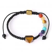 Gemstone Bracelets, with Nylon Cord, fashion jewelry & for woman Approx 10.62 Inch [