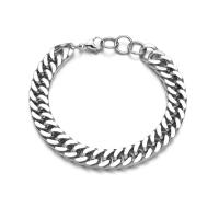 Titanium Steel Bracelet & Bangle, with 2cm extender chain, Vacuum Ion Plating, punk style & Unisex 11mm .5 cm 