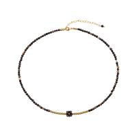 ensemble de bijoux d'agate, agate noire, avec Acier inoxydable 304, Plaqué d'or, styles différents pour le choix & pour femme, Vendu par PC