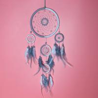Fashion Dream Catcher, Feather, with Caddice & Iron, for home and office & fashion jewelry, mixed colors, 65-70cm 