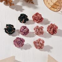 Chiffon Stud Earring, petals, handmade, fashion jewelry & for woman [