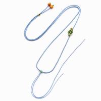 Collar de cuerda, Polipropileno Nylon, hecho a mano, unisexo, más colores para la opción, 1.5mm, longitud:aproximado 33 cm, Vendido por UD