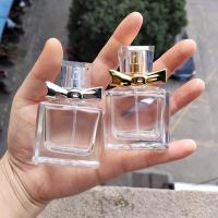Vidrio Botella de perfume, con Aleación de aluminio, Portátil, más colores para la opción, 75x48mm, Vendido por UD[