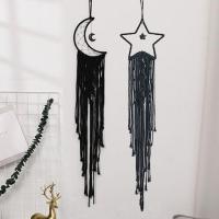 Fashion Dream Catcher, Iron, with Cotton Thread & Resin & Zinc Alloy, plated, for home and office & fashion jewelry 20x95-105cm 