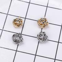 Zinc Alloy Stud Earring, plated, fashion jewelry & for woman 13mm 