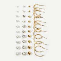 Zinc Alloy Stud Earring, fashion jewelry & for woman [