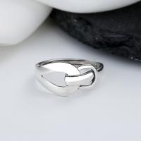 Sterling Silver Finger Ring, 925 Sterling Silver, Antique finish, fashion jewelry & for woman, 10mm 
