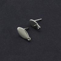 Stainless Steel Earring Stud Component, 304 Stainless Steel, DIY, original color [