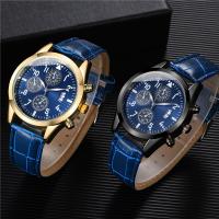 Men Wrist Watch, Zinc Alloy, with Synthetic Leather & Glass, waterproofless & Chinese movement & for man & luminated 