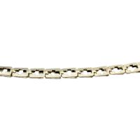 Stainless Steel Chain Jewelry, 304 Stainless Steel, Cross, Vacuum Ion Plating, DIY & hollow [