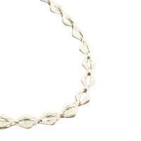 Stainless Steel Chain Jewelry, 304 Stainless Steel, Rhombus, Vacuum Ion Plating, DIY [