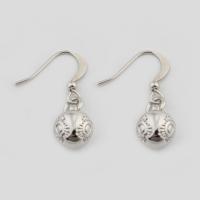Brass Drop Earring, high quality silver color plated, fashion jewelry & for woman 