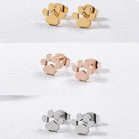 Stainless Steel Stud Earring, 304 Stainless Steel, plated, fashion jewelry & for woman 