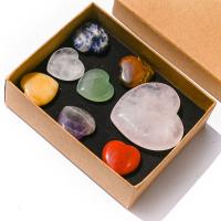Décoration de pierre perles, pierre gemme, coeur, durable, plus de couleurs à choisir, Vendu par fixé