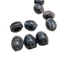 Cuentas Individuales de piedras preciosas, Cuerno de buey, Tortuga, Bricolaje, 22x19mm, Vendido por UD[