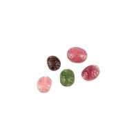 Perles de Tourmaline naturels, tortue, DIY, plus de couleurs à choisir, 8-10mm, Vendu par PC[