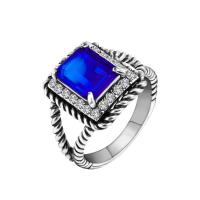 Zinc Alloy Finger Ring, fashion jewelry & Unisex & with rhinestone [