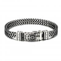 Stainless Steel Chain Bracelets, 316L Stainless Steel, polished, fashion jewelry & Unisex silver color cm [