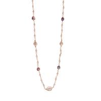 Пресноводные перлы ожерелье цепи свитера, Латунь, с Пресноводные жемчуги, плакирован золотом, ювелирные изделия моды & Женский, два разных цвета, длина:80 см, продается Strand