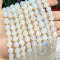 Opal Perlen, poliert, DIY & verschiedene Größen vorhanden & facettierte, weiß, Länge:ca. 38 cm, verkauft von Strang[
