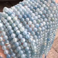 Gemischte Edelstein Perlen, Calcit, rund, poliert, DIY & verschiedene Größen vorhanden, hellblau, Länge:ca. 38 cm, verkauft von Strang[
