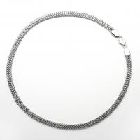 Halskette, 304 Edelstahl, poliert, Modeschmuck & für den Menschen, keine, 8mm, Länge:ca. 23.62 ZollInch, verkauft von PC[