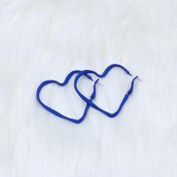 Acrylic Stud Earring, painted, fashion jewelry & for woman, blue [
