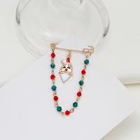 Christmas Jewelry Brooch , Zinc Alloy, Christmas Design & for woman [