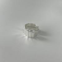 純銀製の指環, 925スターリングシルバー, シルバーメッキ, ファッションジュエリー & 調節の可能性がある & 女性用, 19.7mm, 9.5mm, サイズ:7, 売り手 パソコン[