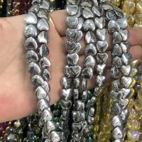 Harz Perlen Schmuck, Herz, Einbrennlack, DIY, keine, 10mm, Länge:ca. 38 cm, verkauft von Strang