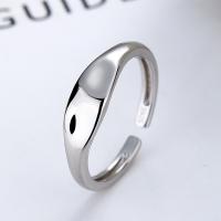Sterling Silver Finger Ring, 925 Sterling Silver, plated, fashion jewelry & for woman 5mm [