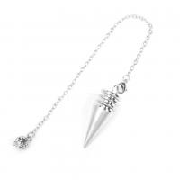Brass Pendulum, Conical, plated, fashion jewelry Approx 8.66 Inch [